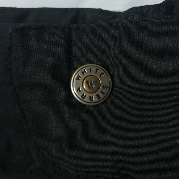 White Sierra Toboggan Warm Snow Ski Pants Black XL - Picture 3 of 8